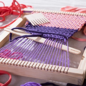 Juguetes para coser - Telar weave a bag Eurekakids