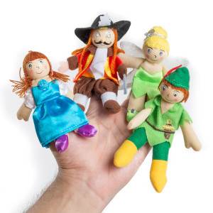 Marionetas de dedo Peter Pan